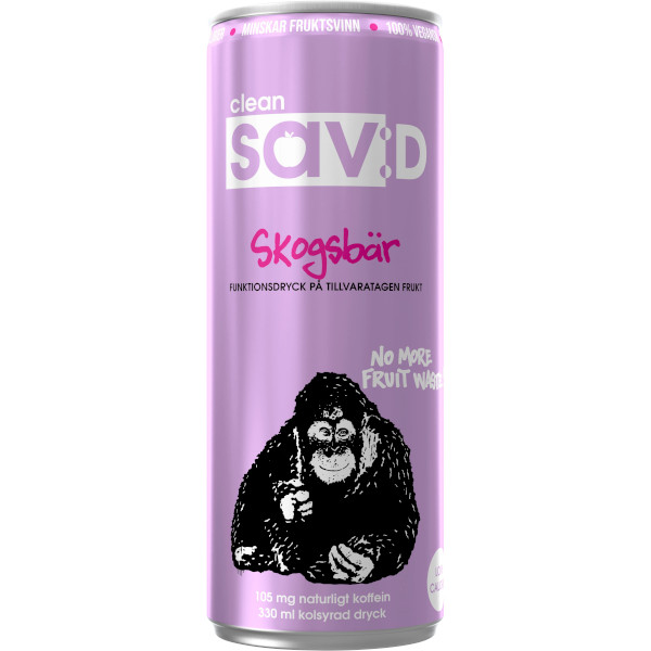 Clean Sav:D Funktionsdryck Skogsbär