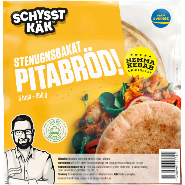 Schysst Käk Pitabröd