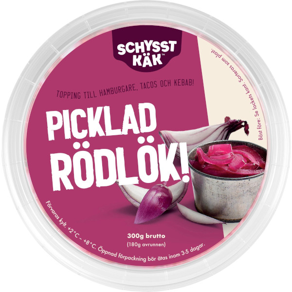 Schysst Käk Picklad Rödlök