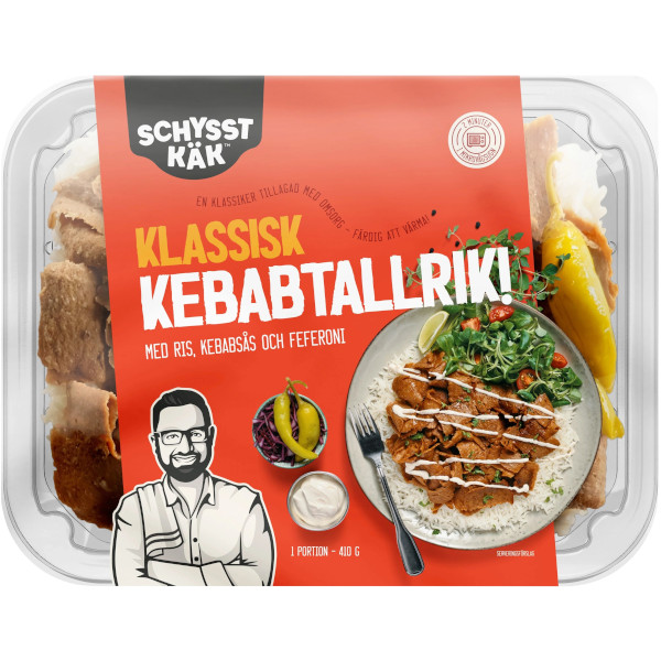 Schysst Käk Kebabtallrik Klassisk