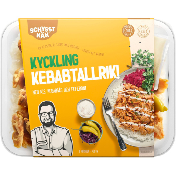 Schysst Käk Kebabtallrik Kyckling