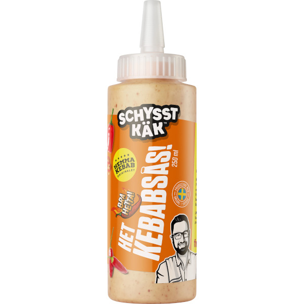 Schysst Käk Kebabsås Het