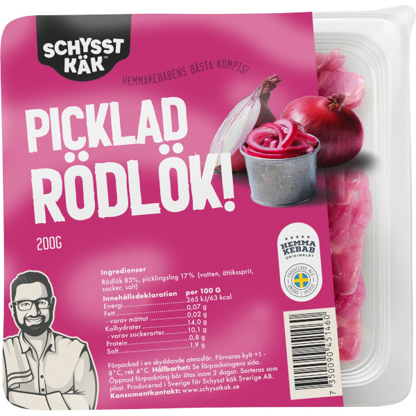 Schysst Käk Picklad Rödlök
