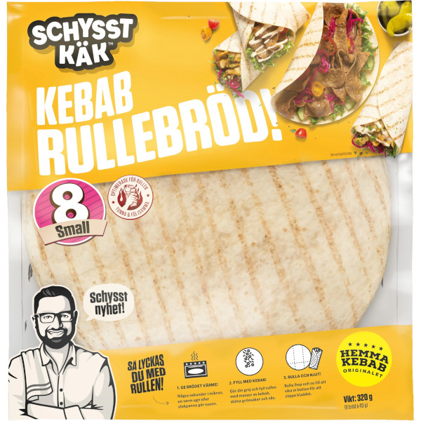 Schysst Käk Kebabrullebröd Small