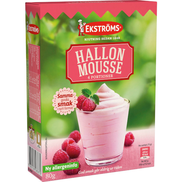 Ekströms Hallonmousse