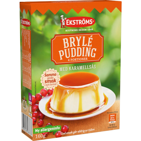 Ekströms Brylépudding Karamellsås