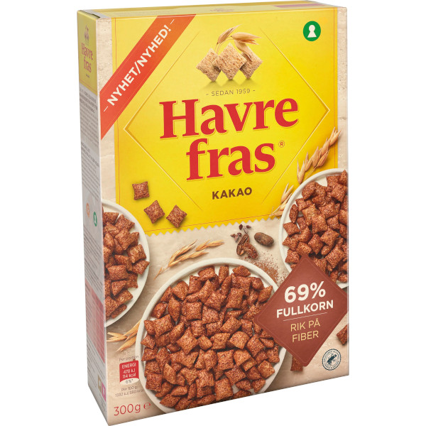 Havrefras Havrekuddar Kakao