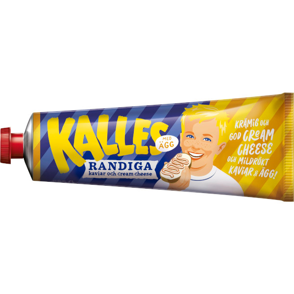 Kalles Kaviar Randiga Cream Cheese & Ägg