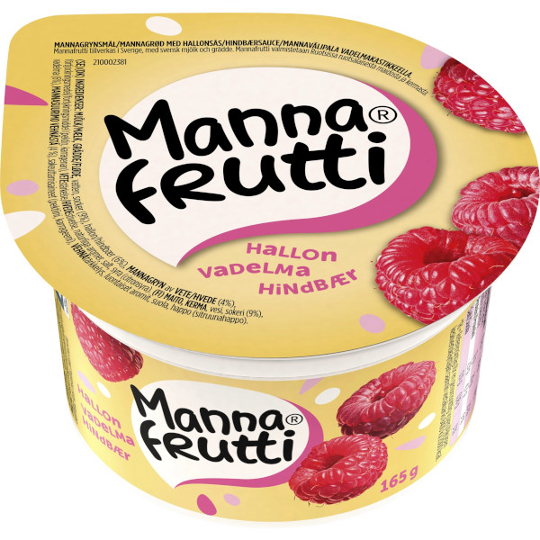 Mannafrutti Mellanmål Hallon