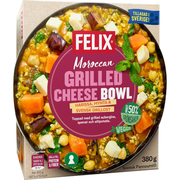 Felix Moroccan Grilled Cheese Bowl
