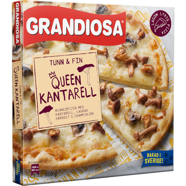 Grandiosa Pizza Tunn & Fin Queen Kantarell