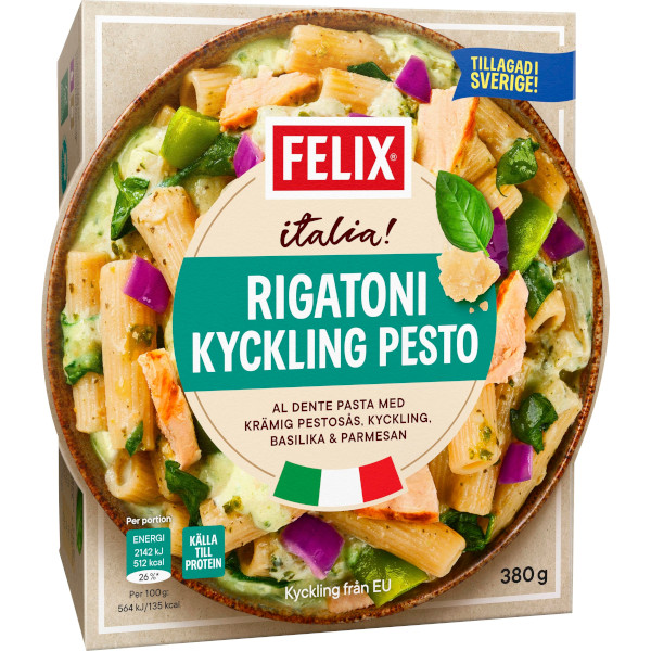 Felix Rigatoni Kyckling Pesto