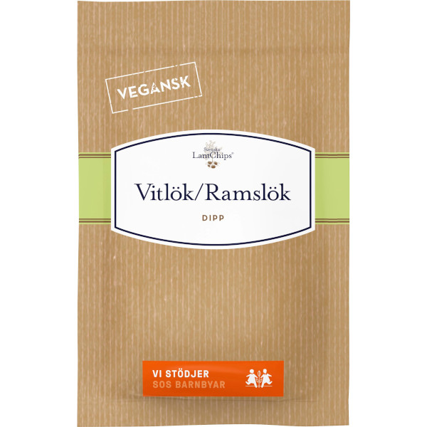 Svenska Lantchips Dipp Vitlök/Ramslök