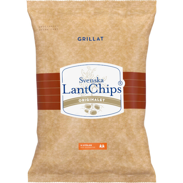 Svenska Lantchips Chips Grillat