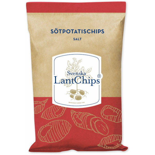 Svenska Lantchips Sötpotatischips Salt