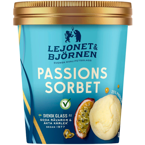 Lejonet & Björnen Passionssorbet