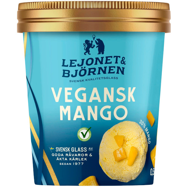 Lejonet & Björnen Glass Mango Vegansk