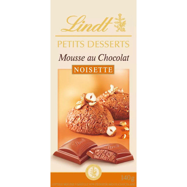 Lindt Chokladkaka Petits Desserts Mousse Noisette