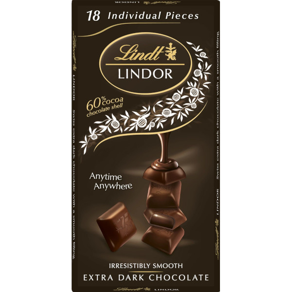 Lindt Chokladkaka Bitar Lindor Extra Dark