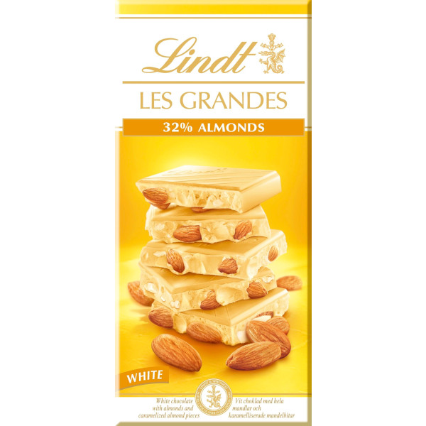 Lindt Chokladkaka Les Grandes White Almonds