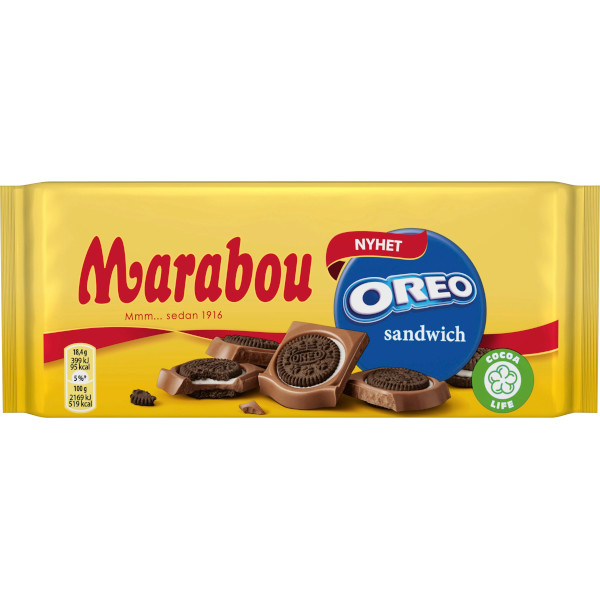 Marabou Chokladkaka Oreo Sandwich