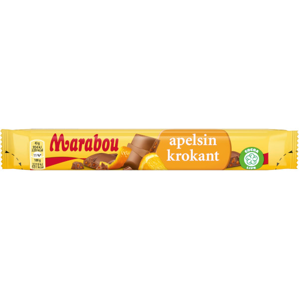 Marabou Chokladbit Apelsinkrokant