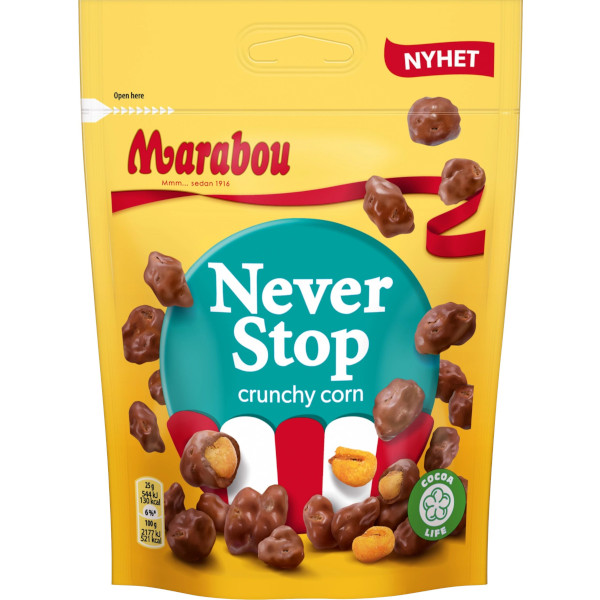 Marabou Never Stop Crunchy Corn