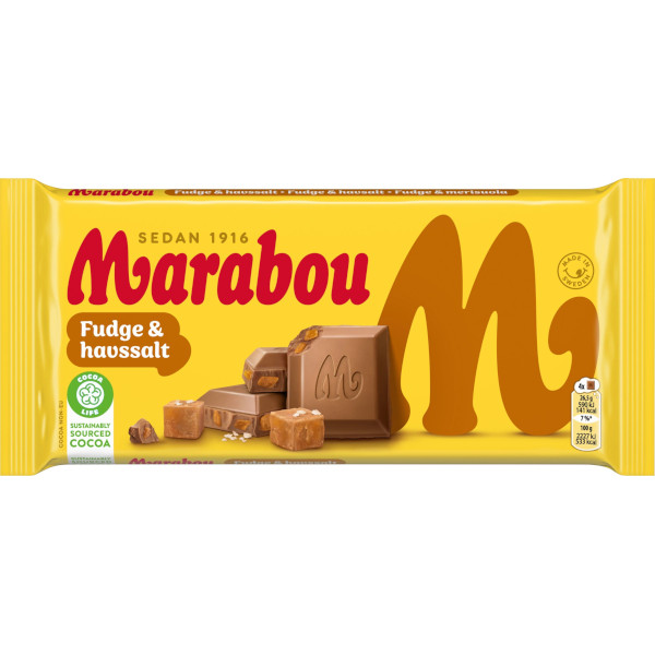 Marabou Chokladkaka Fudge & Havssalt