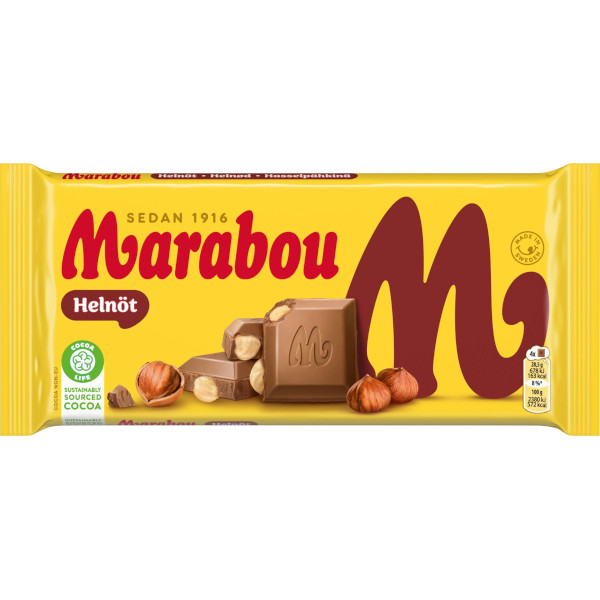 Marabou Chokladkaka Helnöt