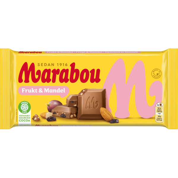 Marabou Chokladkaka Frukt & Mandel