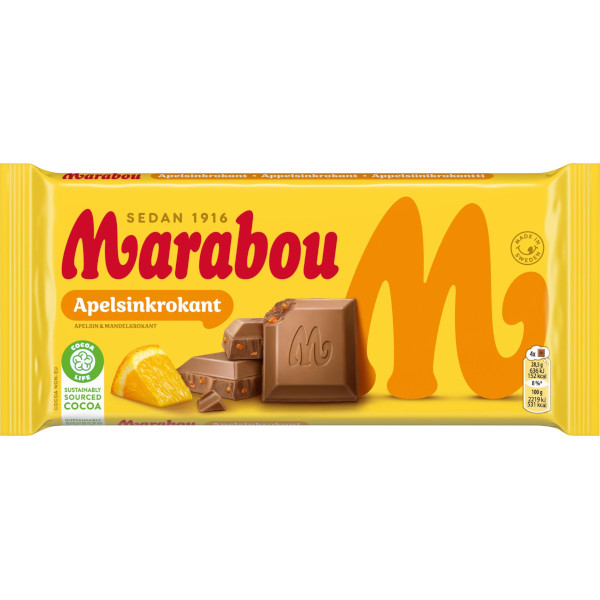 Marabou Chokladkaka Apelsinkrokant