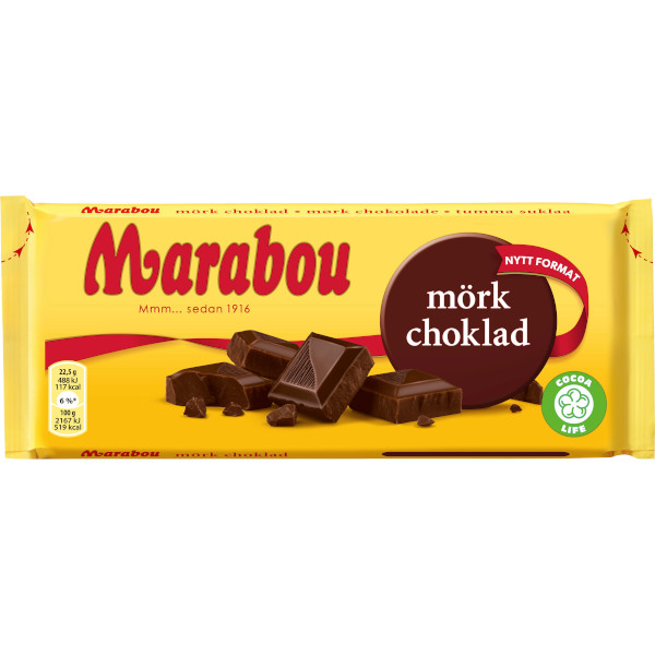 Marabou Chokladkaka Mörk Choklad