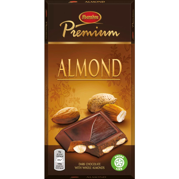 Marabou Chokladkaka Premium Almond