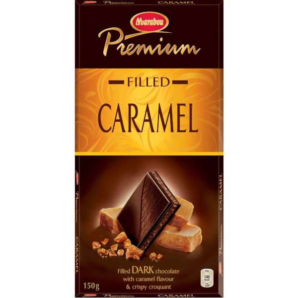 Marabou Chokladkaka Premium Filled Caramel