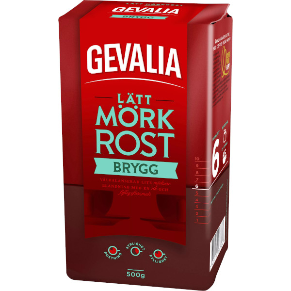 Gevalia Bryggkaffe Lätt Mörkrost