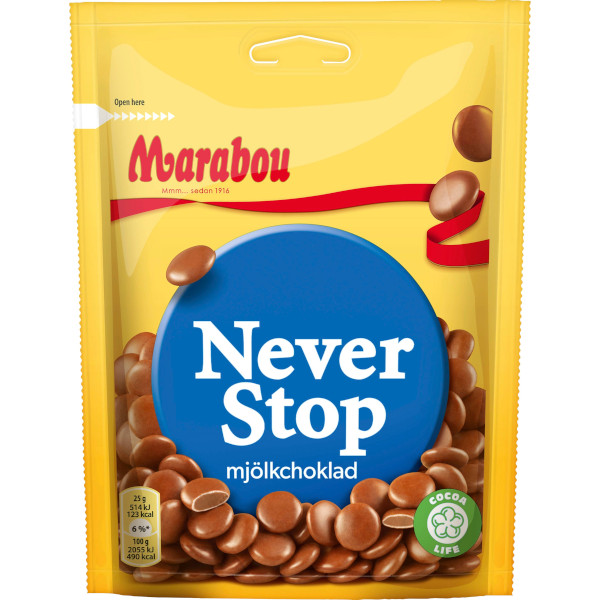 Marabou Never Stop Mjölkchoklad