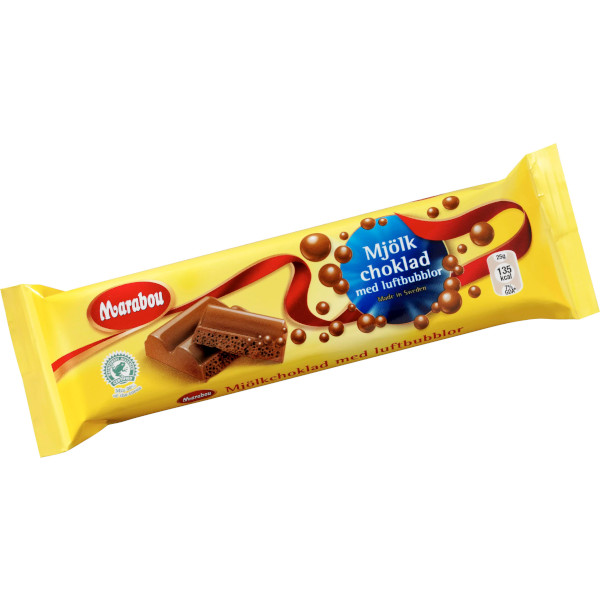 Marabou Chokladbit Mjölkchoklad Luftbubblor