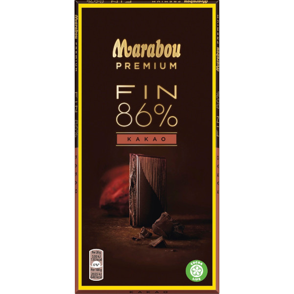 Marabou Chokladkaka Premium Fin 86% Kakao