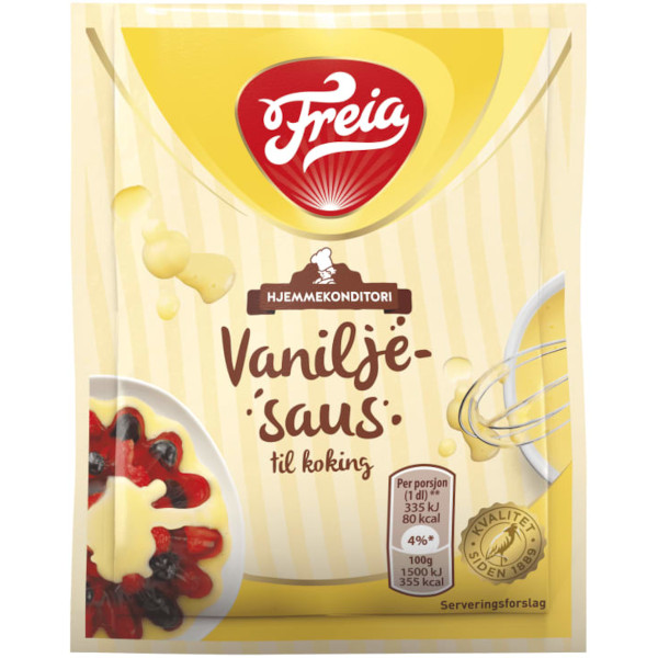 Freia Vaniljsås Kokning