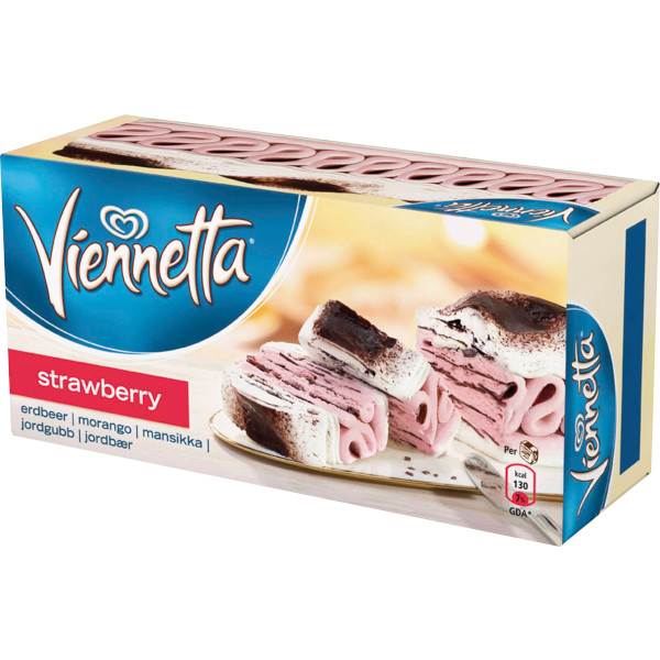 Viennetta Glasstårta Strawberry
