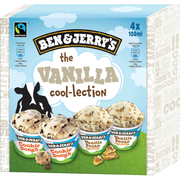 Ben & Jerry's Glass The Vanilla Cool-Lection