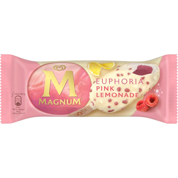 Magnum Glasspinne Euphoria Pink Lemonade