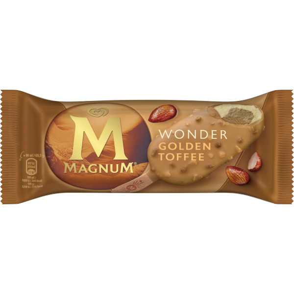 Magnum Glasspinne Wonder Golden Toffee