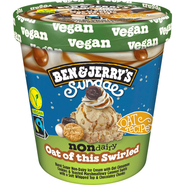 Ben & Jerry's Glass Sundae Oat Of This Swirled Vegan