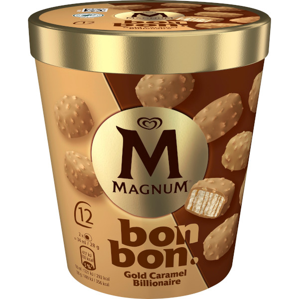 Magnum Bonbon Gold Caramel Billionaire