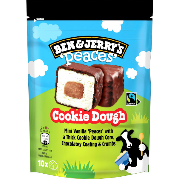 Ben & Jerry's Peaces Cookie Dough
