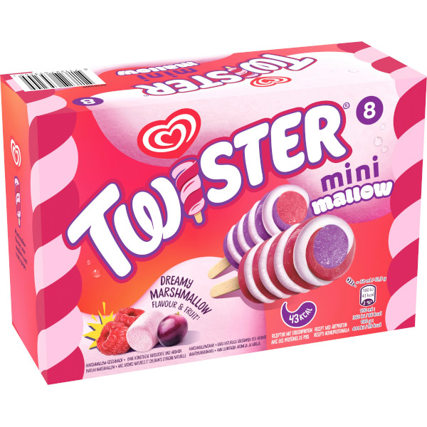 GB Glace Isglasspinne Twister Mallow Mini