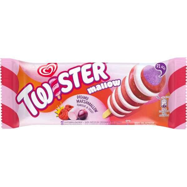 GB Glace Isglasspinne Twister Mallow