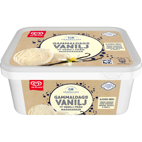 GB Glace Gräddglass Gammaldags Vanilj