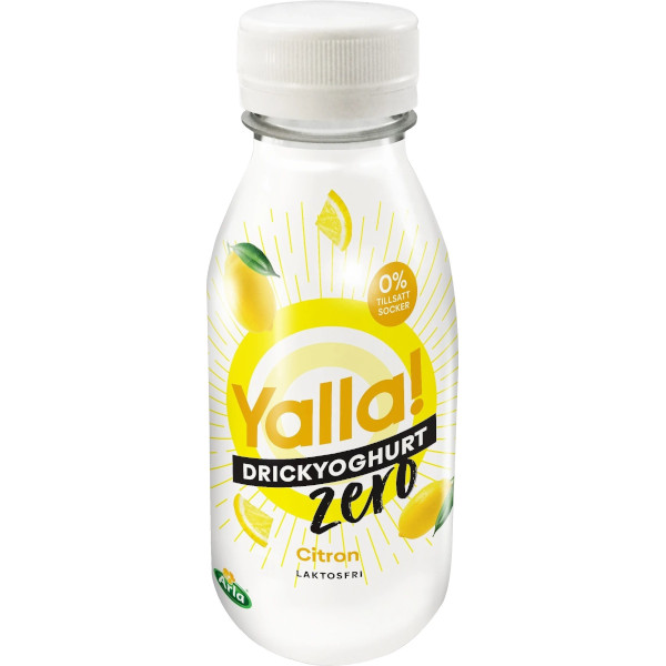 Yalla! Drickyoghurt Citron Zero